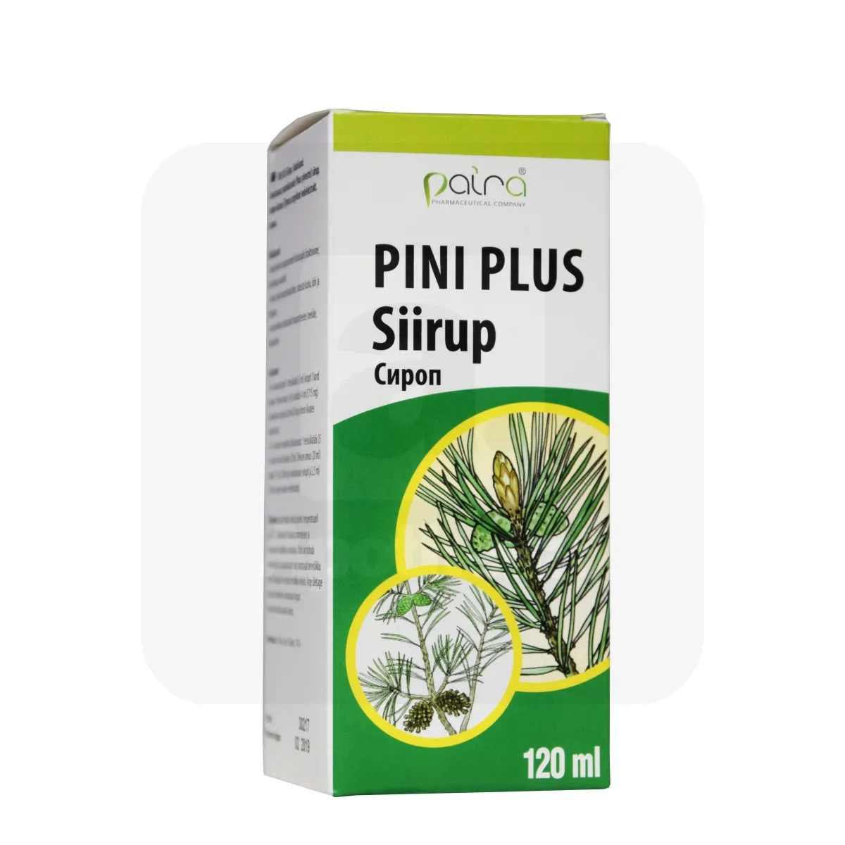 PINI PLUS SIIRUP 120ML PAIRA - Tootepilt