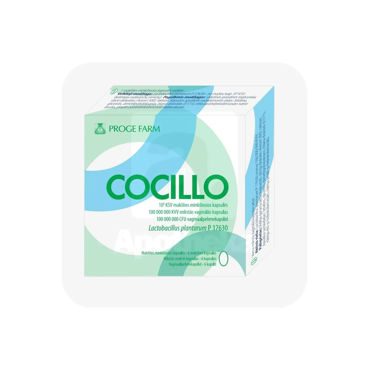 COCILLO VAGINAALSED PEHMEKAPSLID N6 - Tootepilt