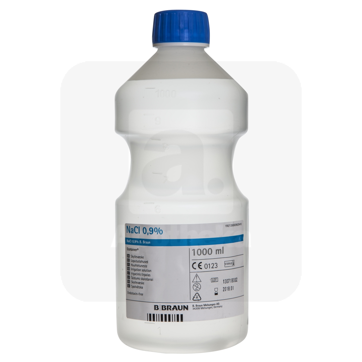NATRII CHLORIDUM SOL 0,9% (LOPUTUSLAHUS) 1000ML (B.B.)