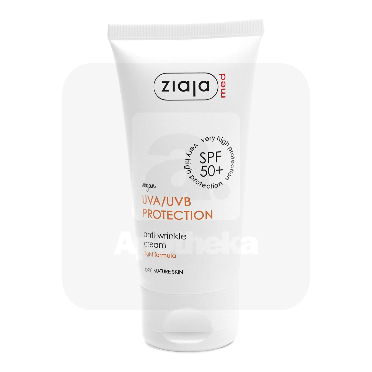 ZIAJA MED PÄEVAKREEM KUIVALE NAHALE SPF50+ 50ML - Tootepilt