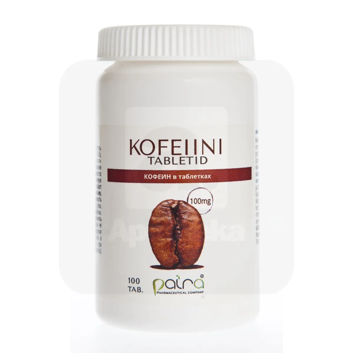 KOFEIINI TABLETID 100MG N100 - Tootepilt