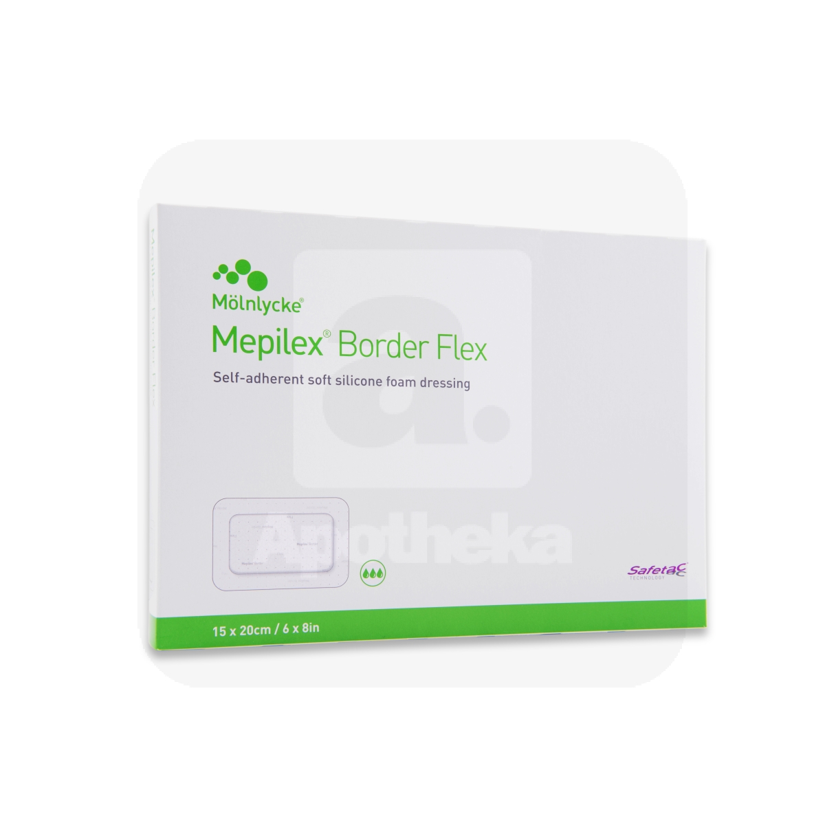 MEPILEX BORDER FLEX 15X20CM N5 STER