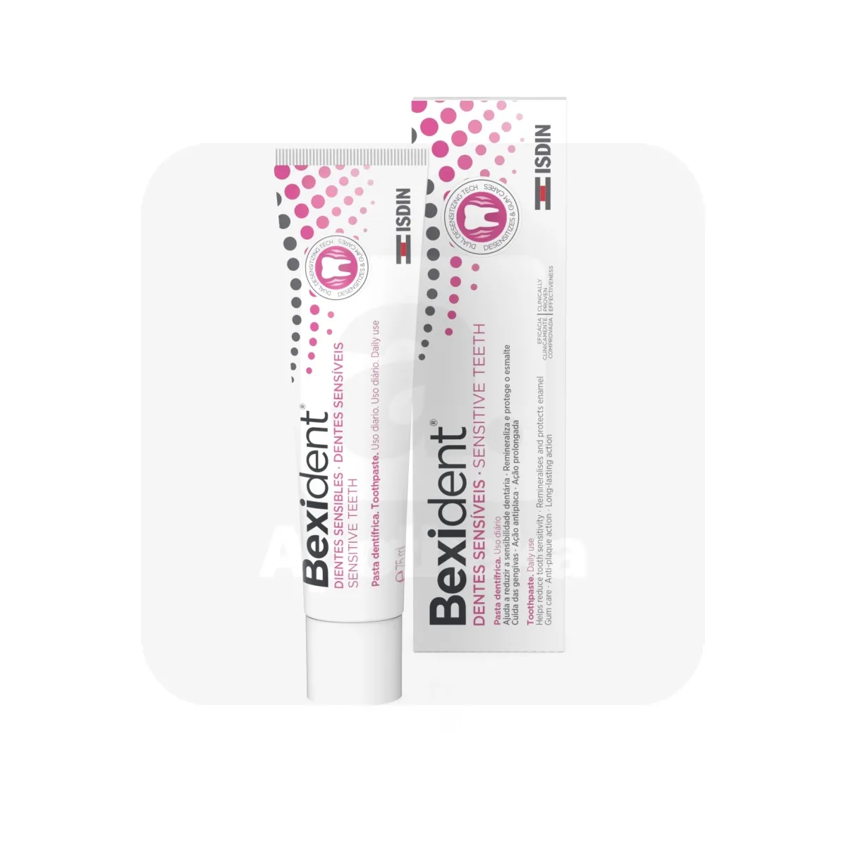 ISDIN BEXIDENT HAMBAPASTA TUNDLIKELE HAMMASTELE 75ML - Tootepilt