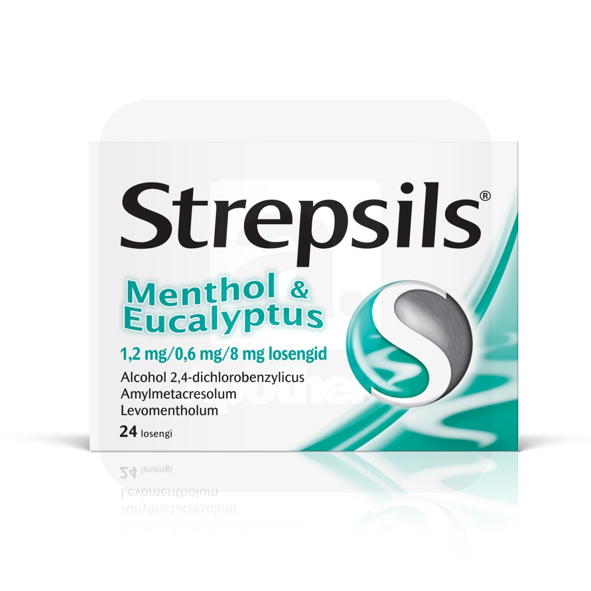 STREPSILS MENTHOL&EUCALYPTUS 0,6MG+1,2MG+8MG N24 LOSENG