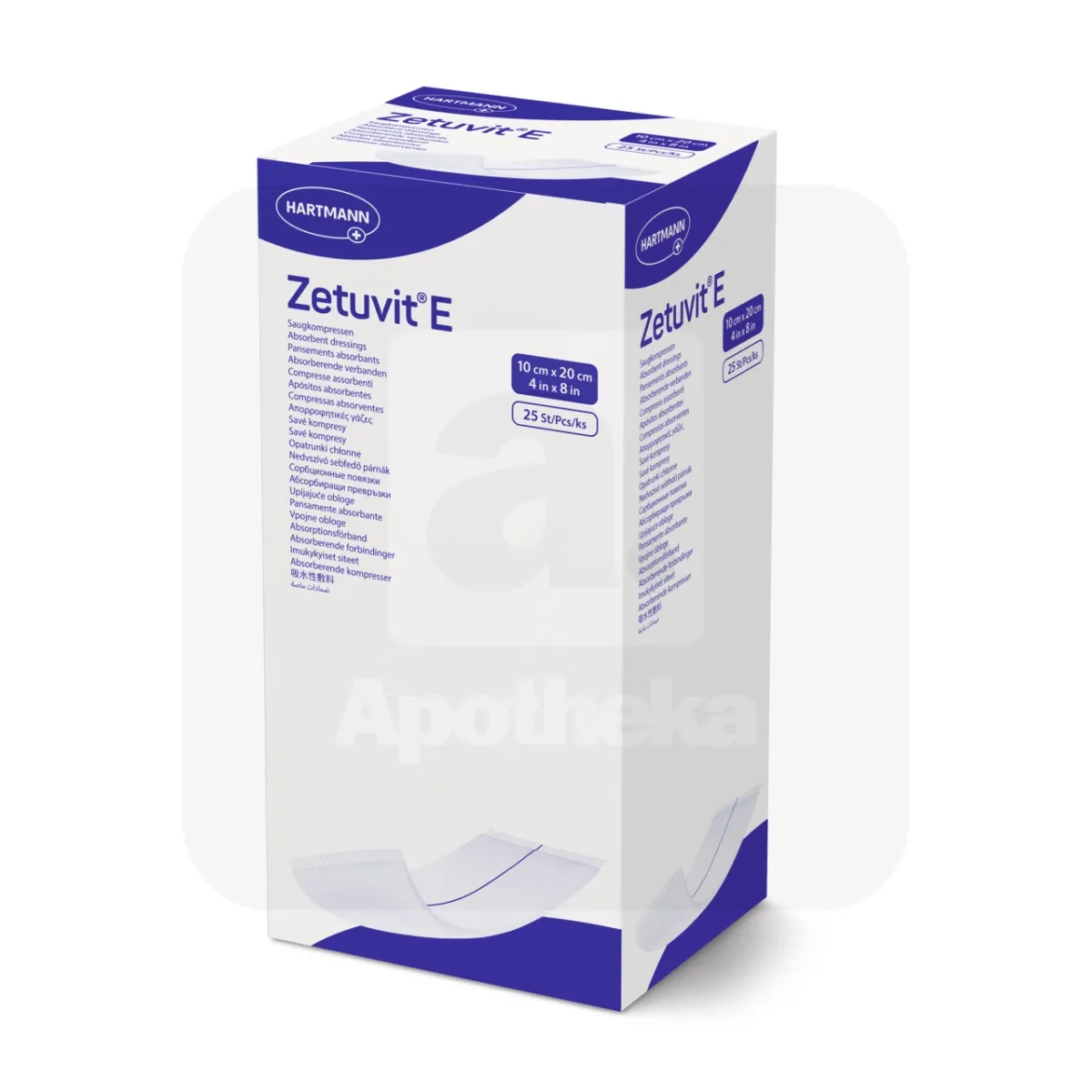 ZETUVIT E STERIILNE 10X20CM N25 - Tootepilt