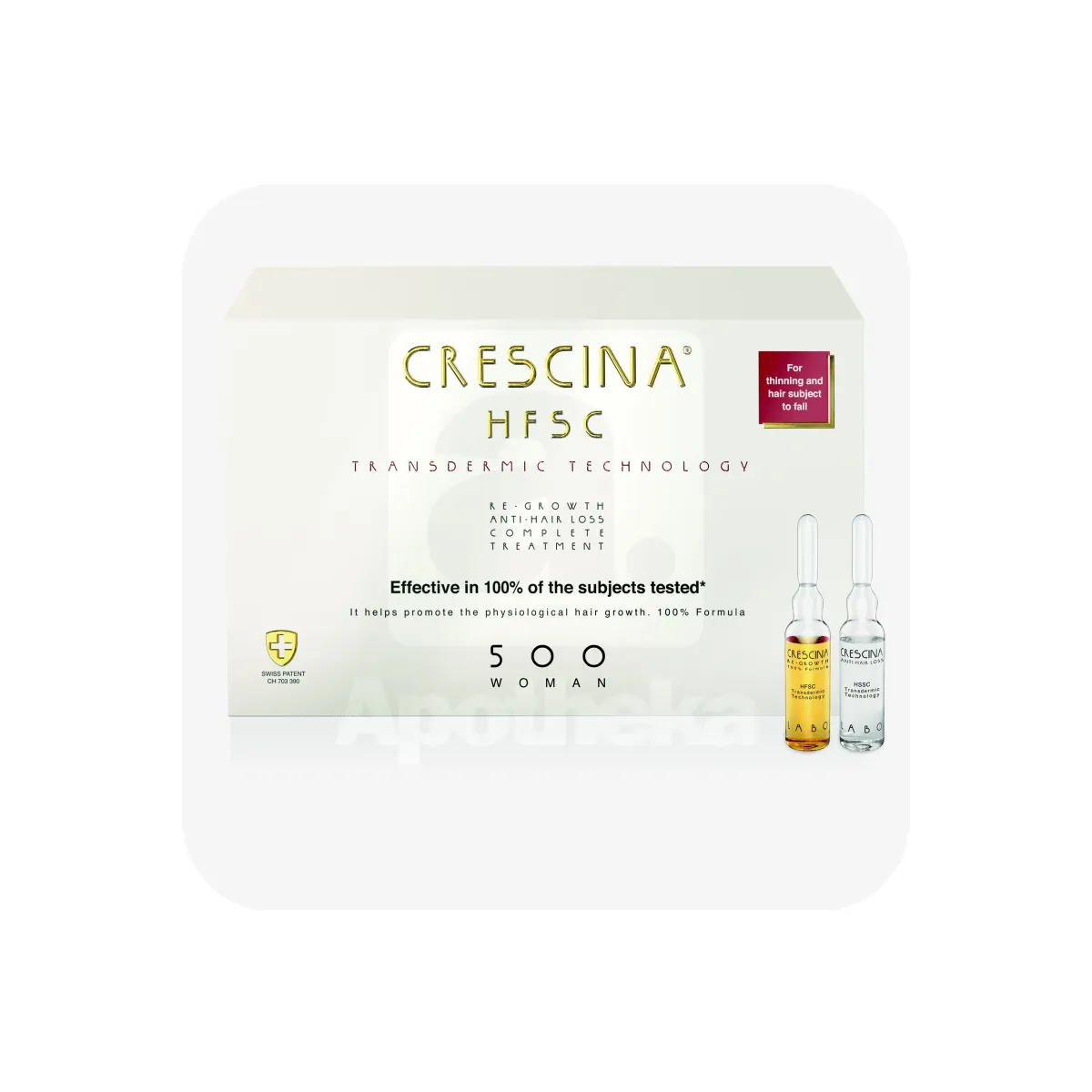 CRESCINA TRANSDERMIC AMPULLID HFSC 500 NAISED 3,5ML N20+N20 - Tootepilt