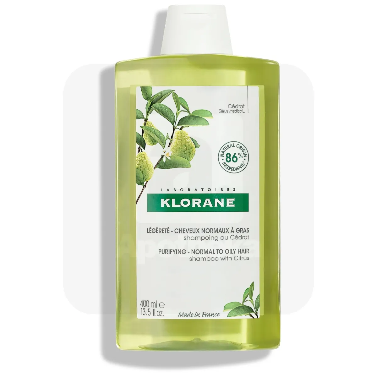 KLORANE SHAMPOON SIDRUNIEKSTRAKTIGA 400ML - Tootepilt