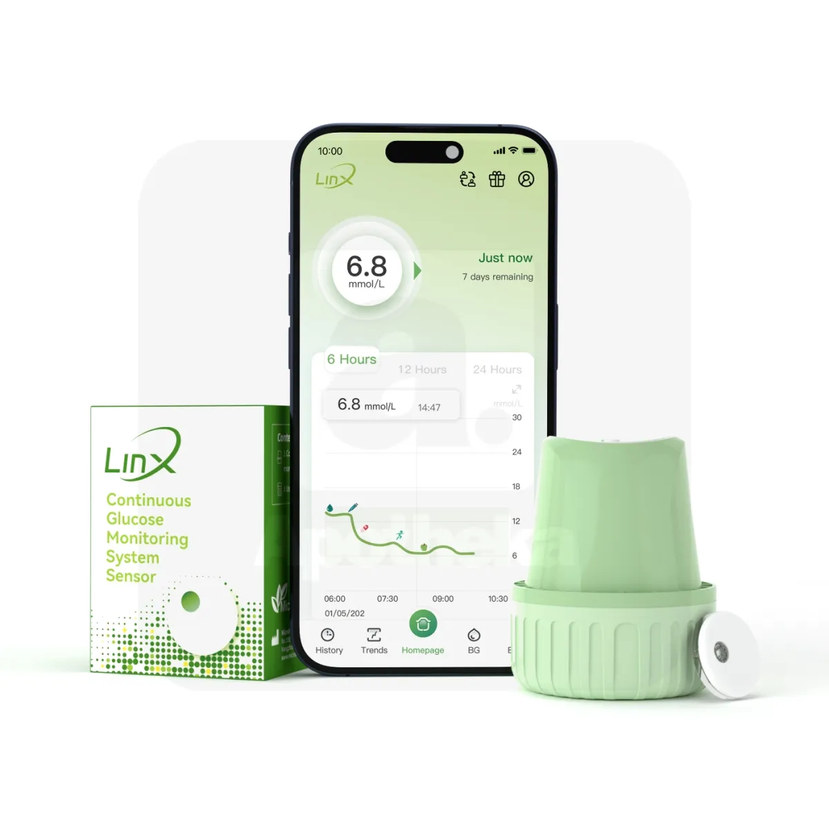 LINX PIDEVA GLÜKOOSIMONITOORINGU SÜSTEEMI SENSOR N1 - Tootepilt