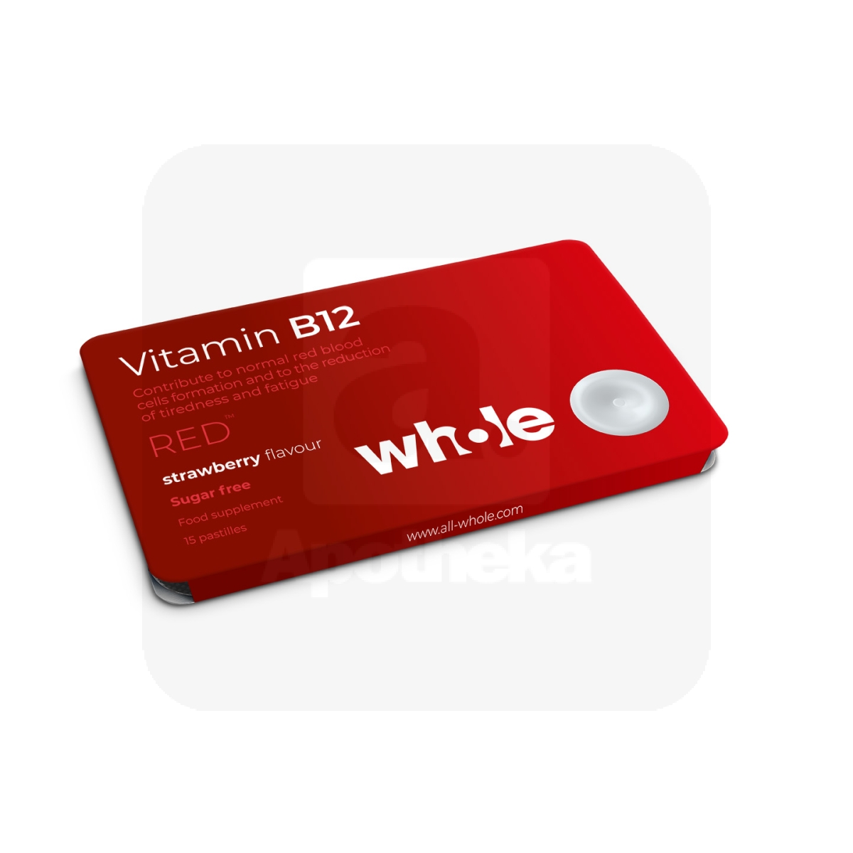 WHOLE VITAMIINI PASTILLID B-12 N15 - Tootepilt