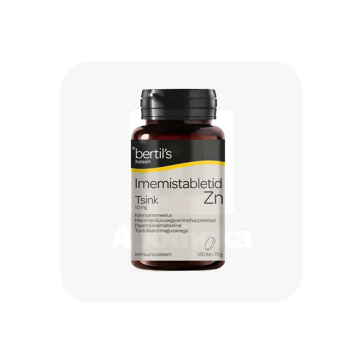 BERTILS TSINK IMEMISTBL 10MG N120 - Tootepilt