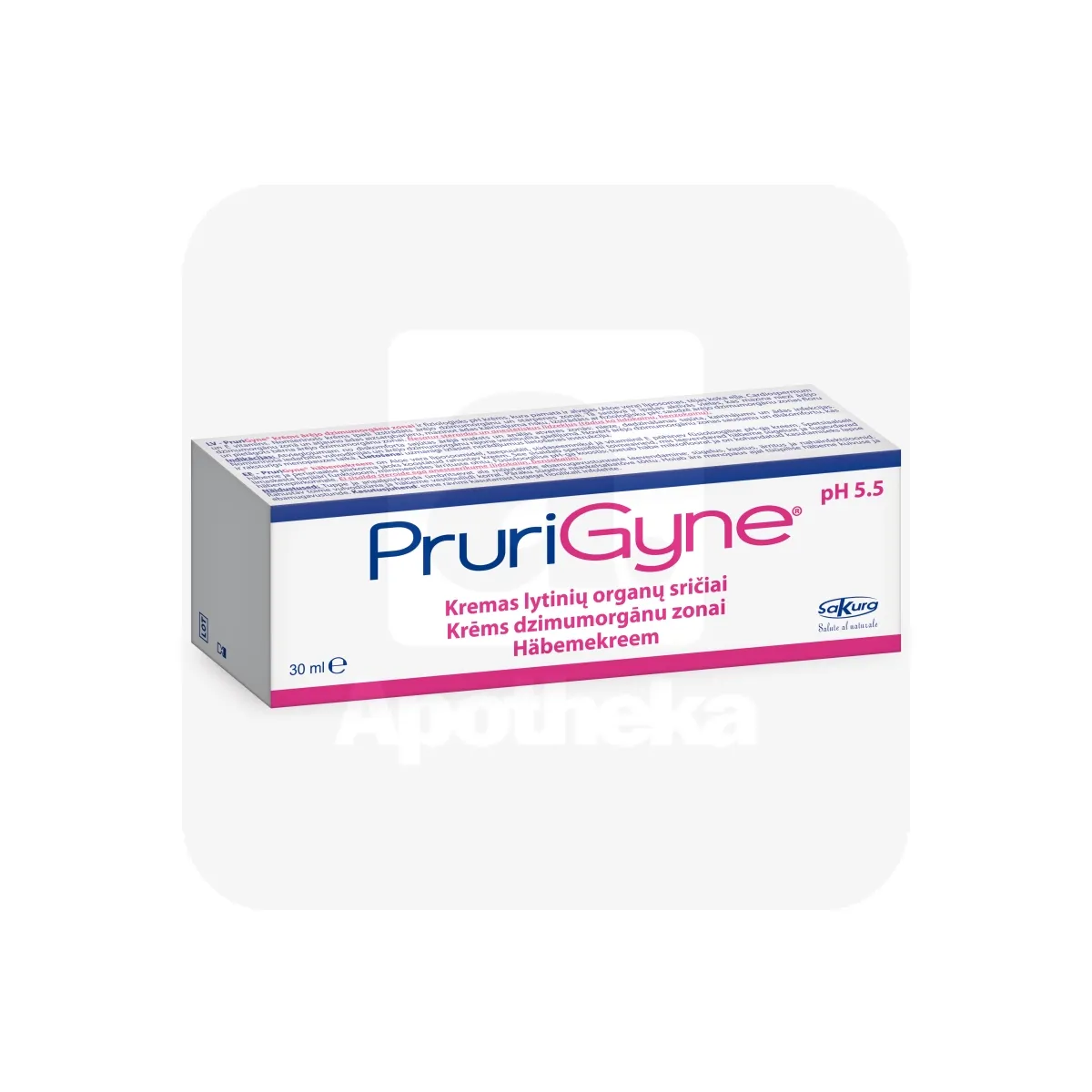PRURIGYNE INTIIMKREEM PH 5.5 30ML - Tootepilt