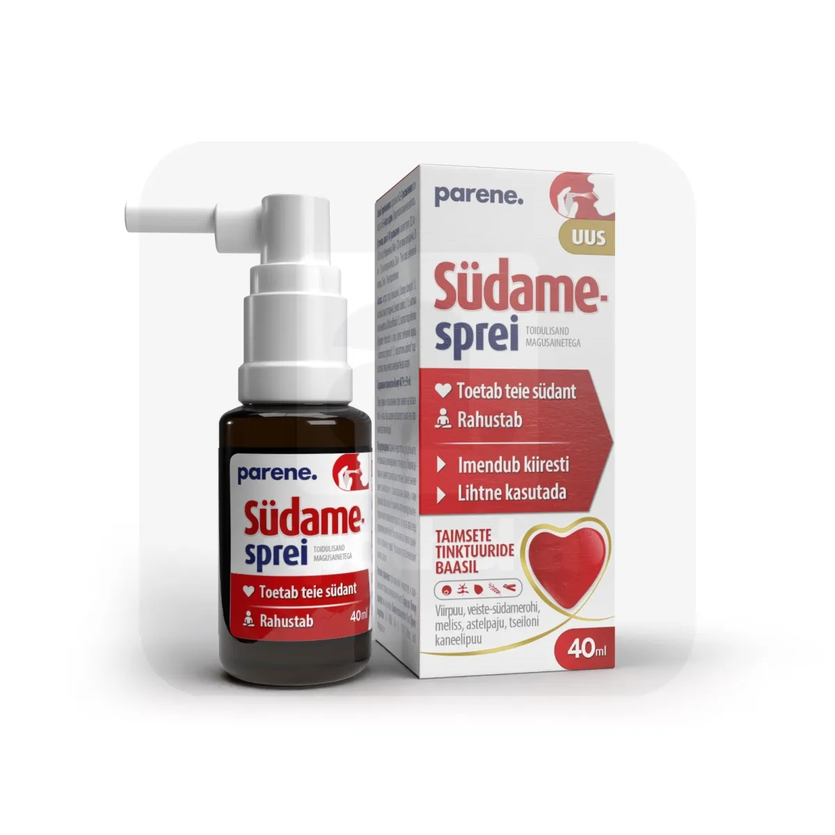 PARENE SÜDAMESPREI 40ML - Tootepilt