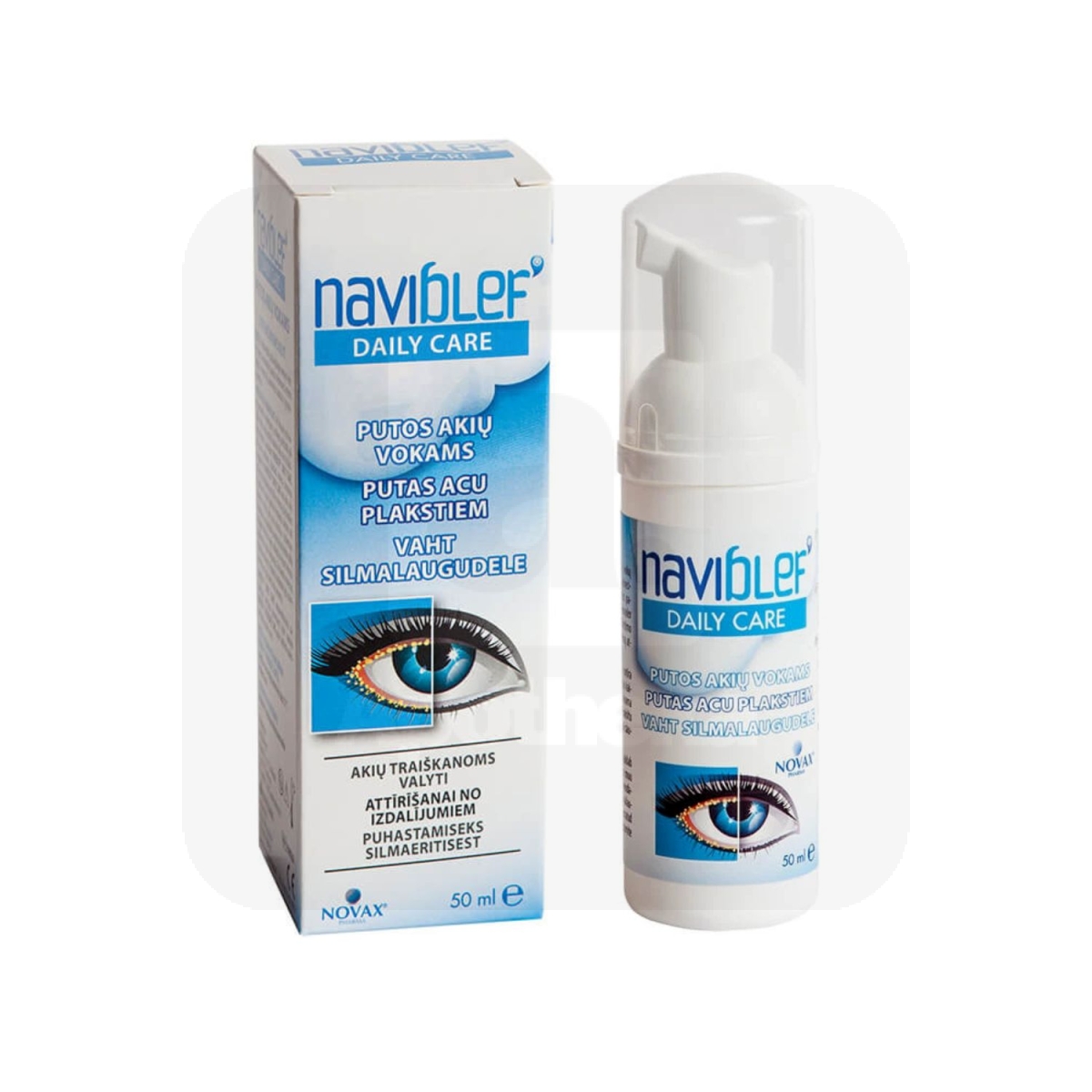 NAVIBLEF DAILY CARE VAHT SILMALAUGUDE HÜGIEENIKS 50ML - Tootepilt