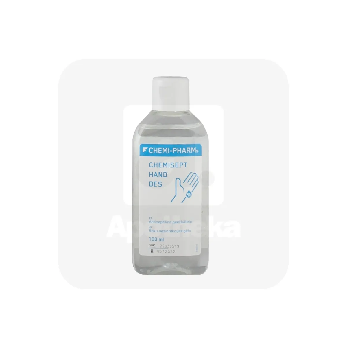CHEMIPHARM CHEMISEPT HAND DES GEEL KÄTELE 100ML - Tootepilt
