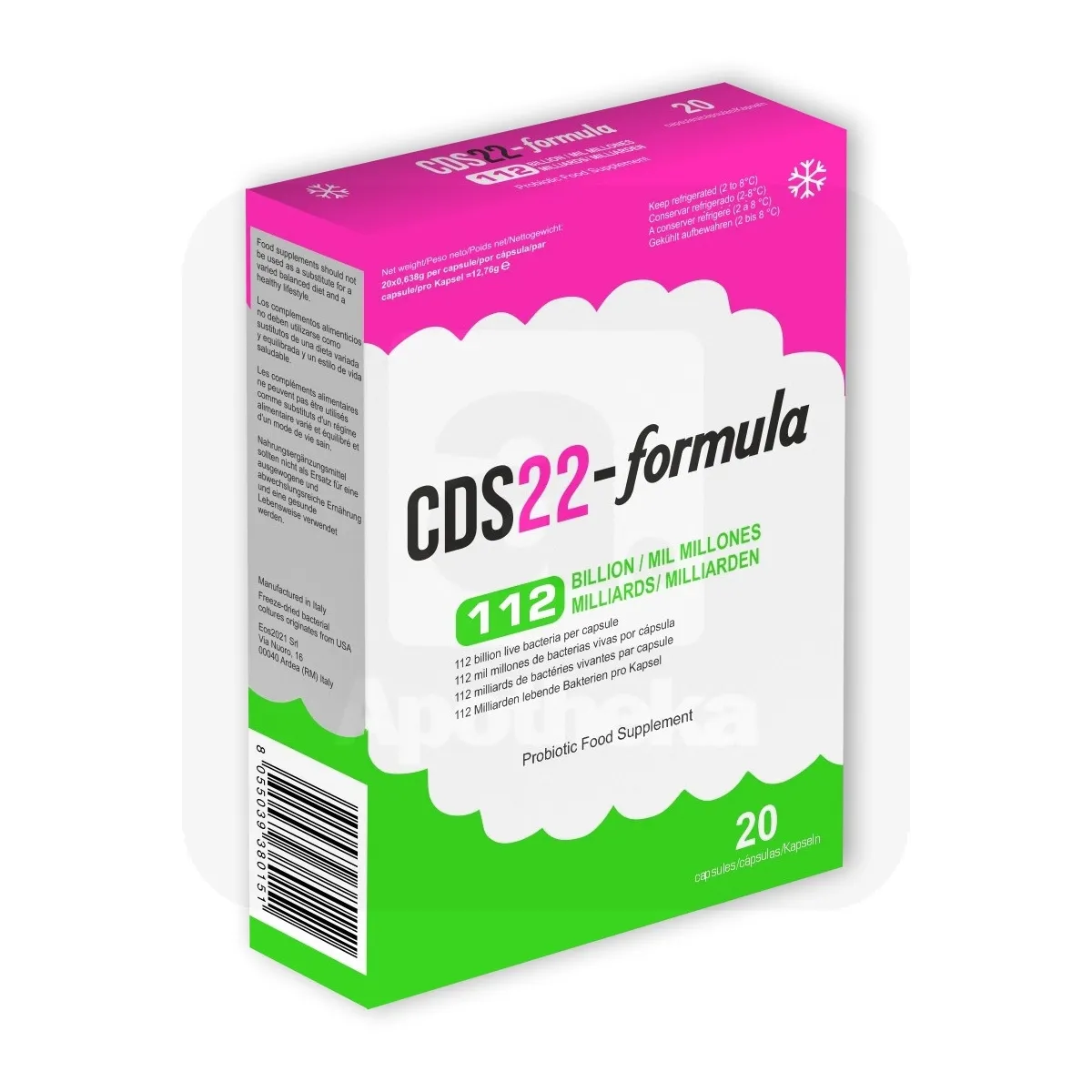 CDS22-FORMULA 112 MILJARDIT KAPSLID N20 - Tootepilt