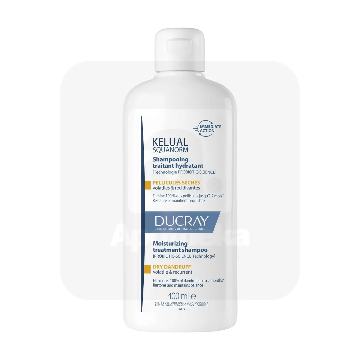 DUCRAY KELUAL SQUANORM SHAMPOON KUIVALE KÕÕMALE 400ML - Tootepilt