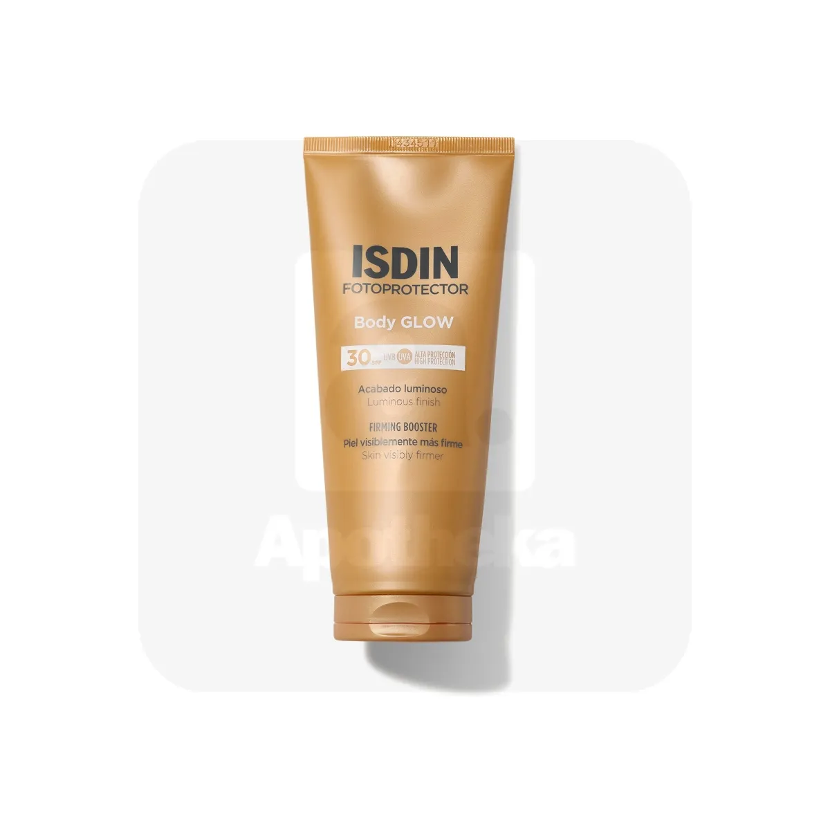 ISDIN PÄIKSEKAITSEEMULSIOON SÄRAANDEV KEHALE SPF30 200ML - Tootepilt