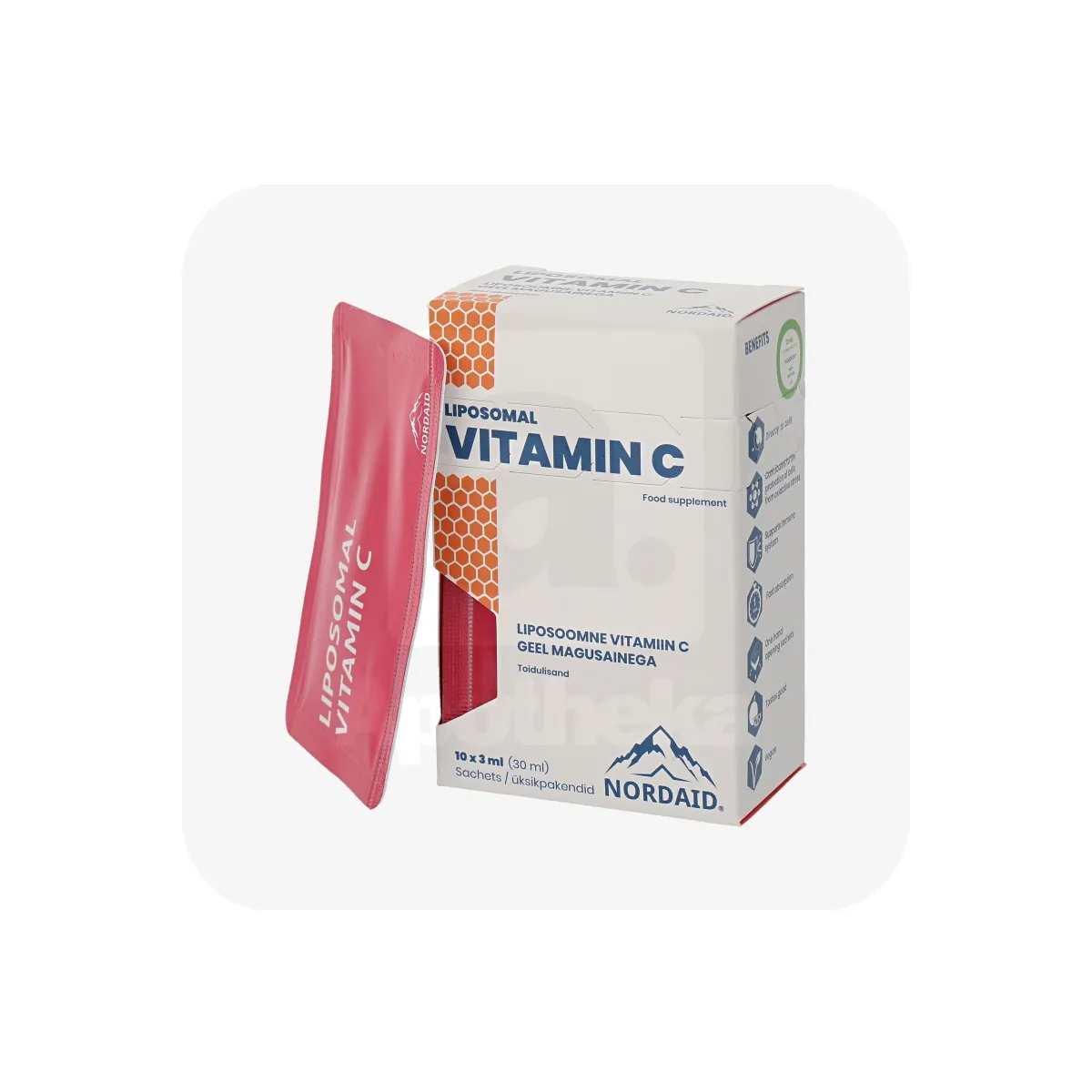 NORDAID VITAMIIN C LIPOSOOMNE 1000MG 3ML N10 - Tootepilt