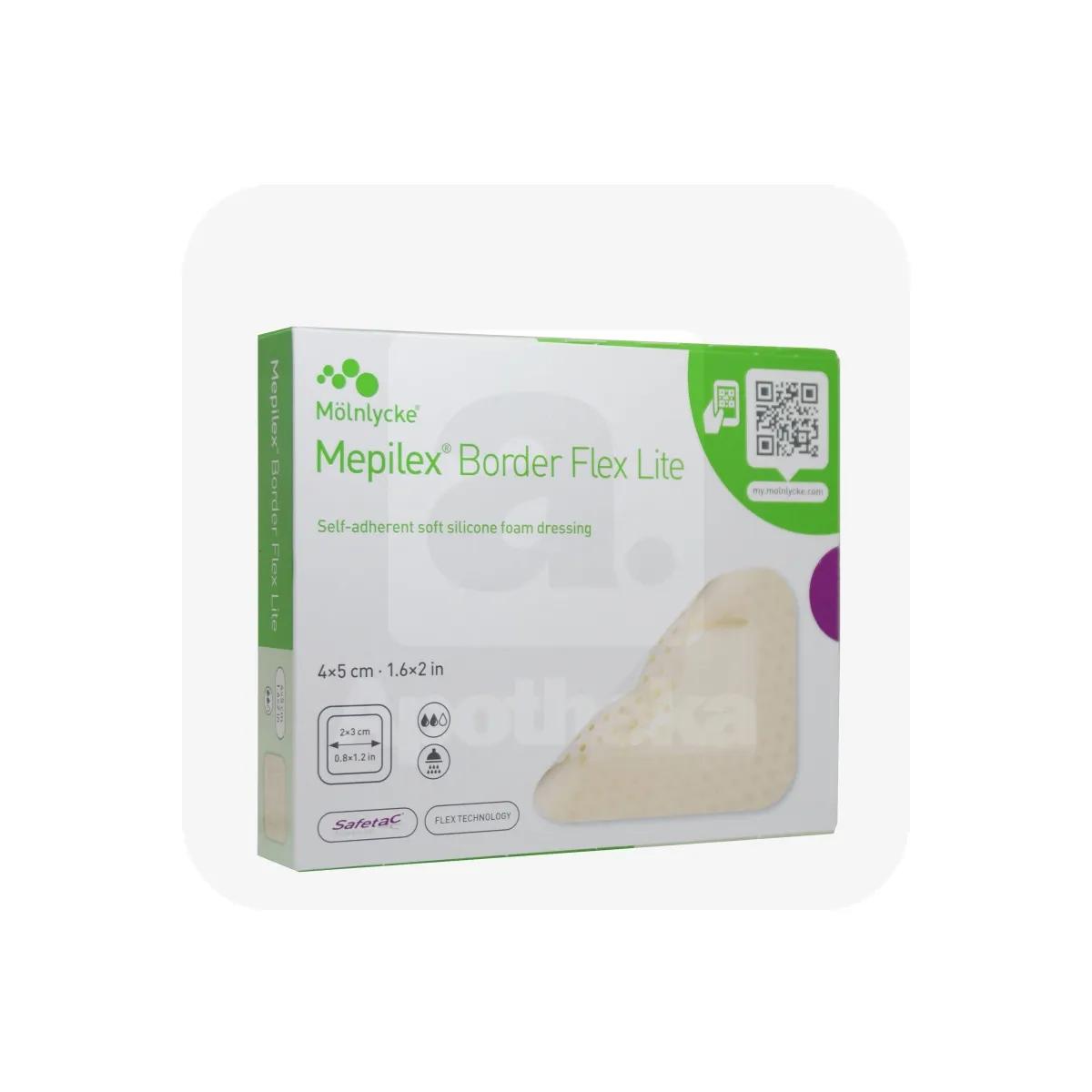 MEPILEX BORDER FLEX LITE SILIKOONPLAASTER 4X5CM N10 - Tootepilt