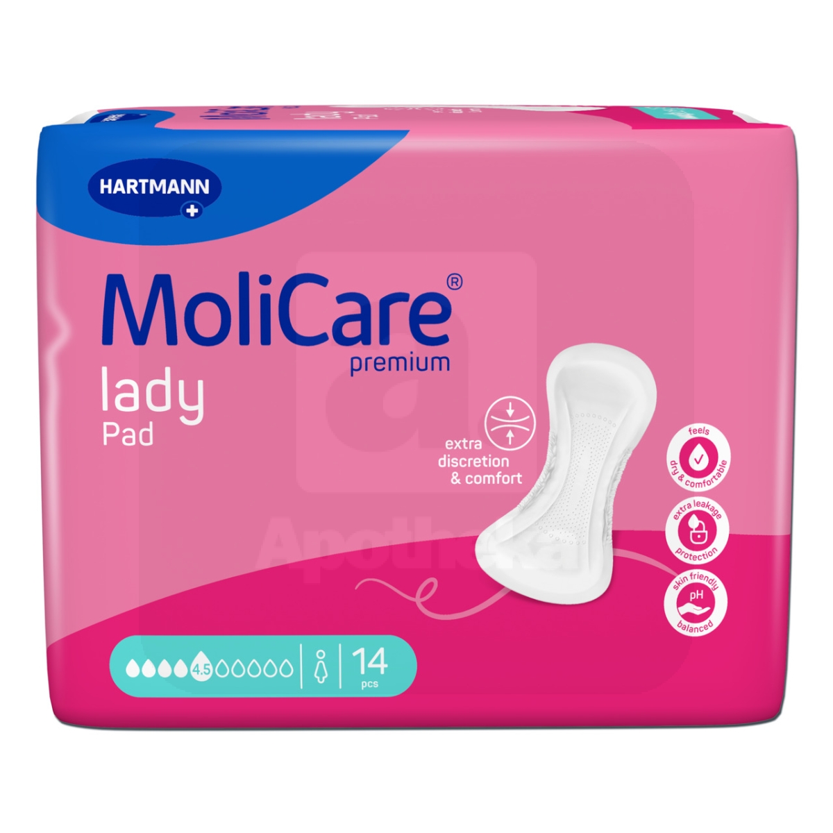 MOLICARE PAD LADY 4,5 TILKA N14 - Tootepilt