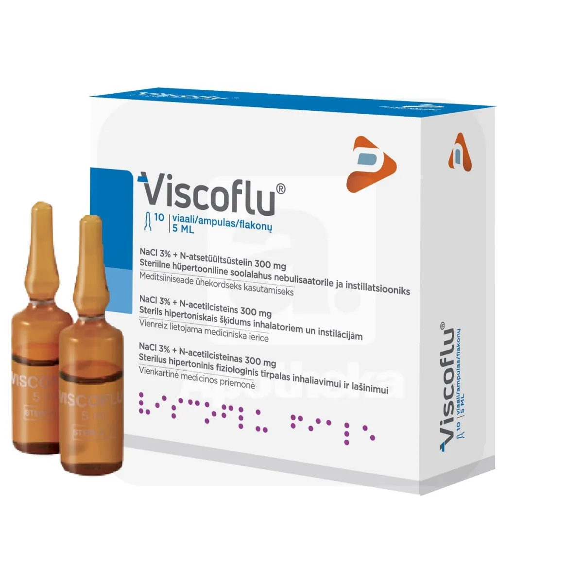 VISCOFLU INHALEERITAV LAHUS 5ML N10 - Tootepilt