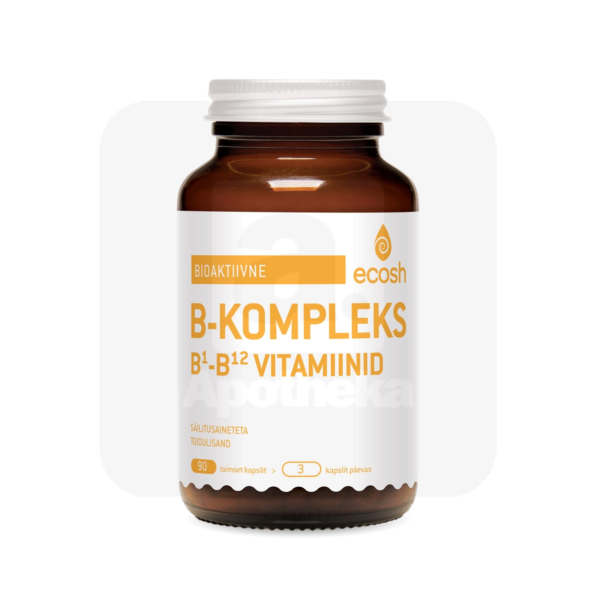 ECOSH BIOAKTIIVNE B-KOMPLEKS KAPSLID N90