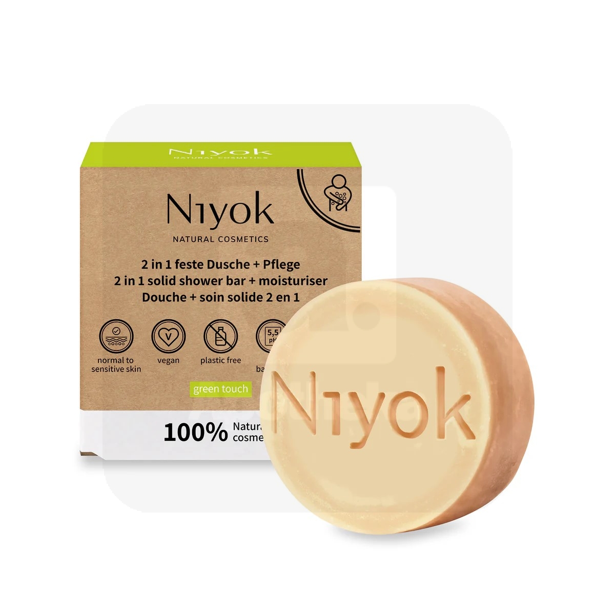 NIYOK TAHKE DUSHIGEEL+NIISUTAJA GREEN TOUCH 80G - Tootepilt