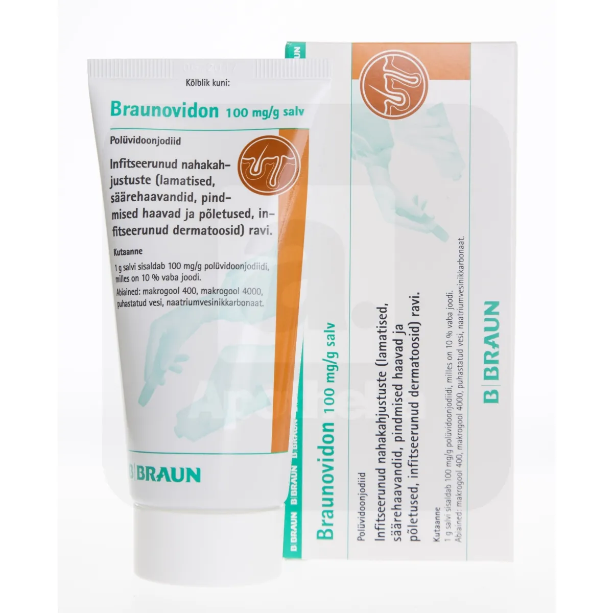 BRAUNOVIDON SALV 100MG/G 100G - Tootepilt