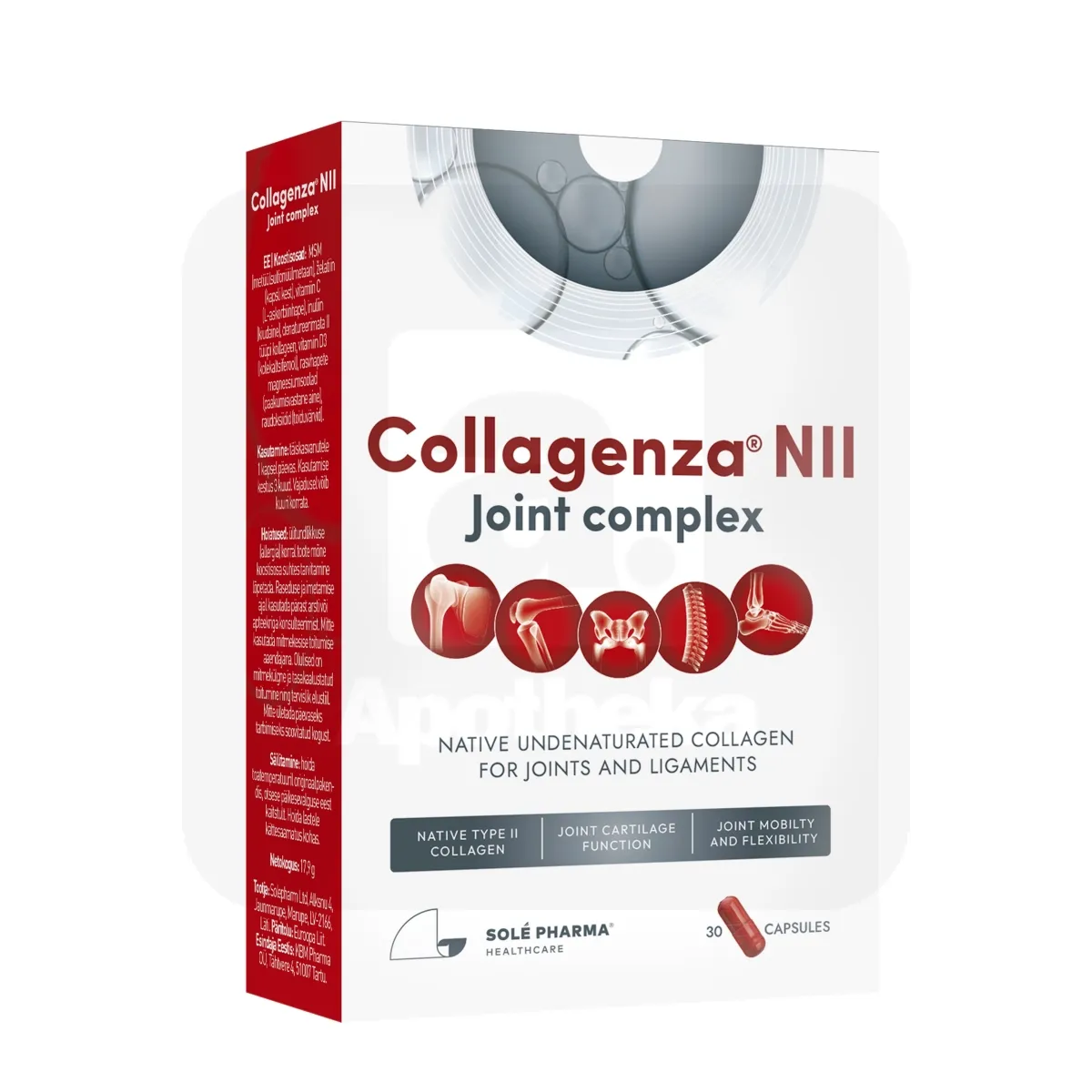 COLLAGENZA NII KAPSLID N30 - Tootepilt