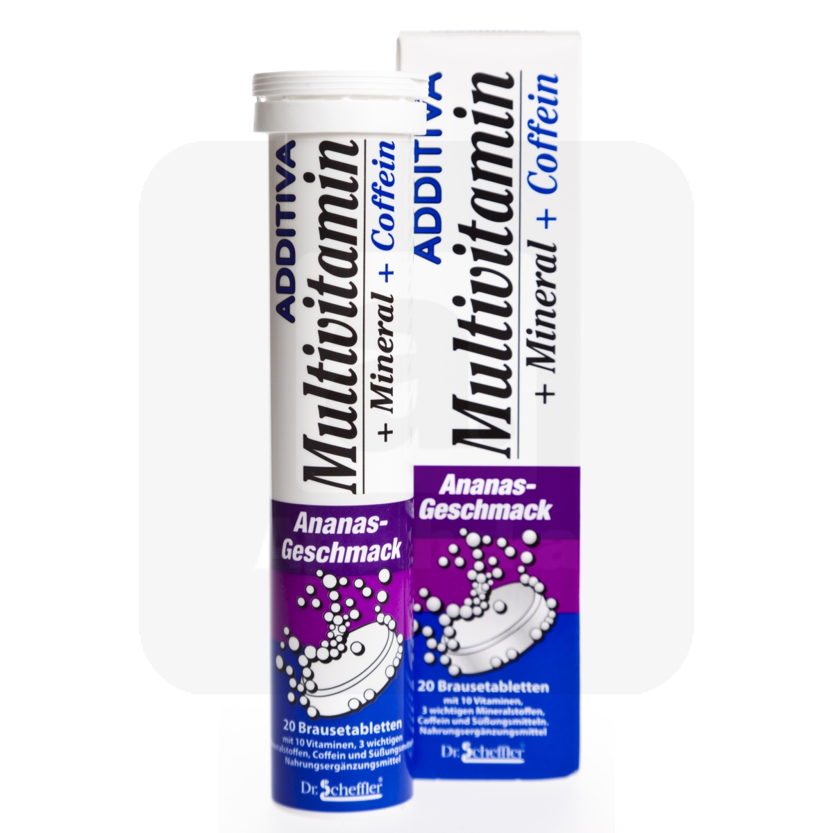 MULTIVITAMIN+MINERAL+COFFEIN LAHUSTUVTBL N20 (ANANAS)
