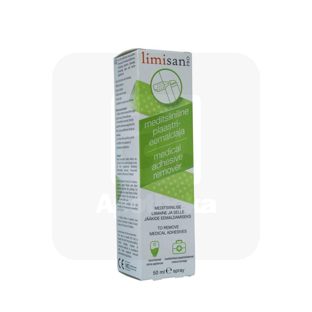 LIMISAN VALUTU PLAASTRIEEMALDAJA SPREI 50ML - Tootepilt