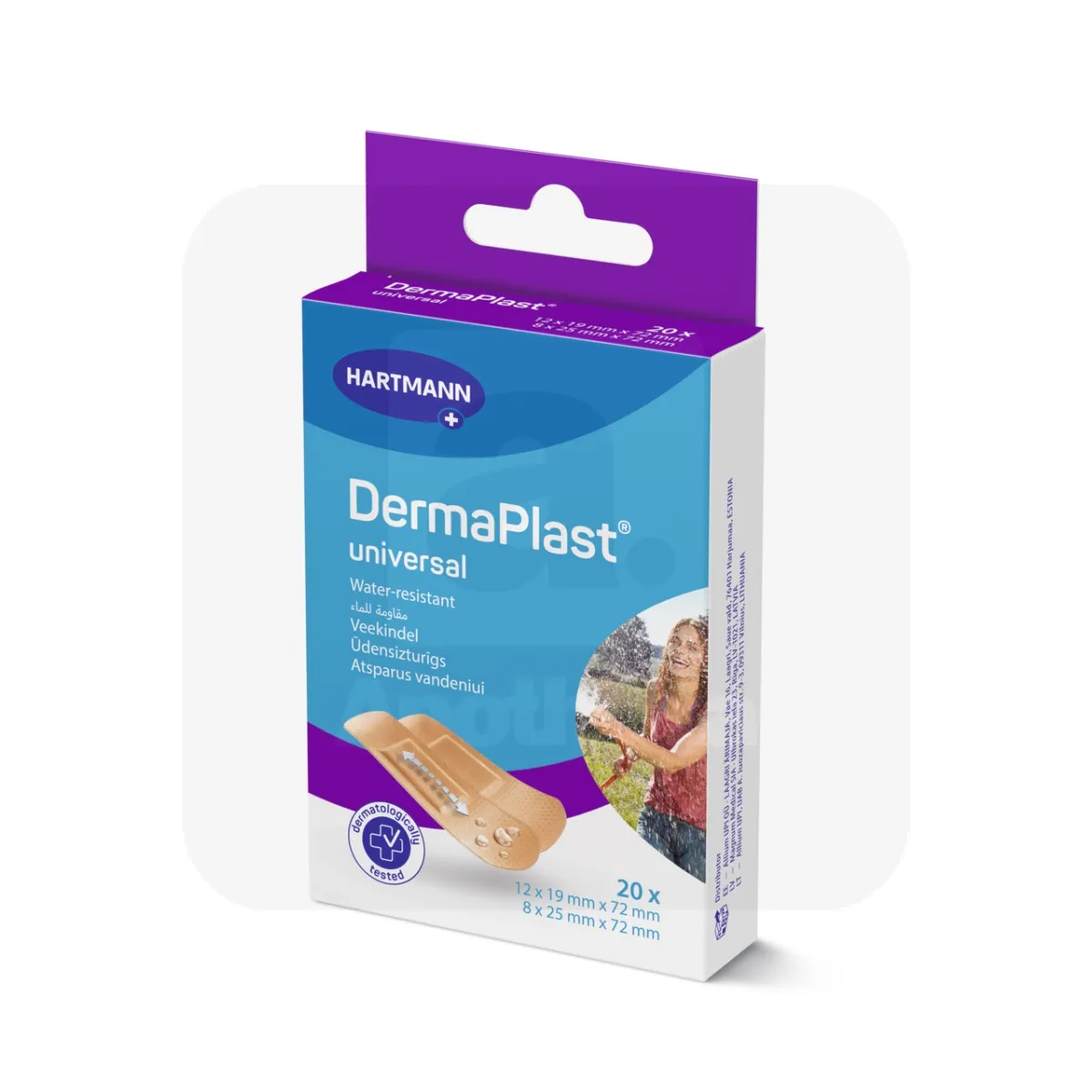DERMAPLAST PLAASTRID UNIVERSAL N20 (2 SUURUST) - Tootepilt
