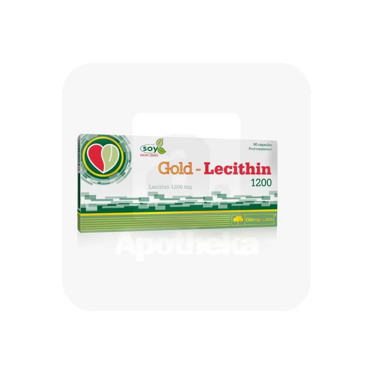 OLIMPLABS GOLD LECITHIN 1200MG PEHMEKAPSLID N60 - Tootepilt