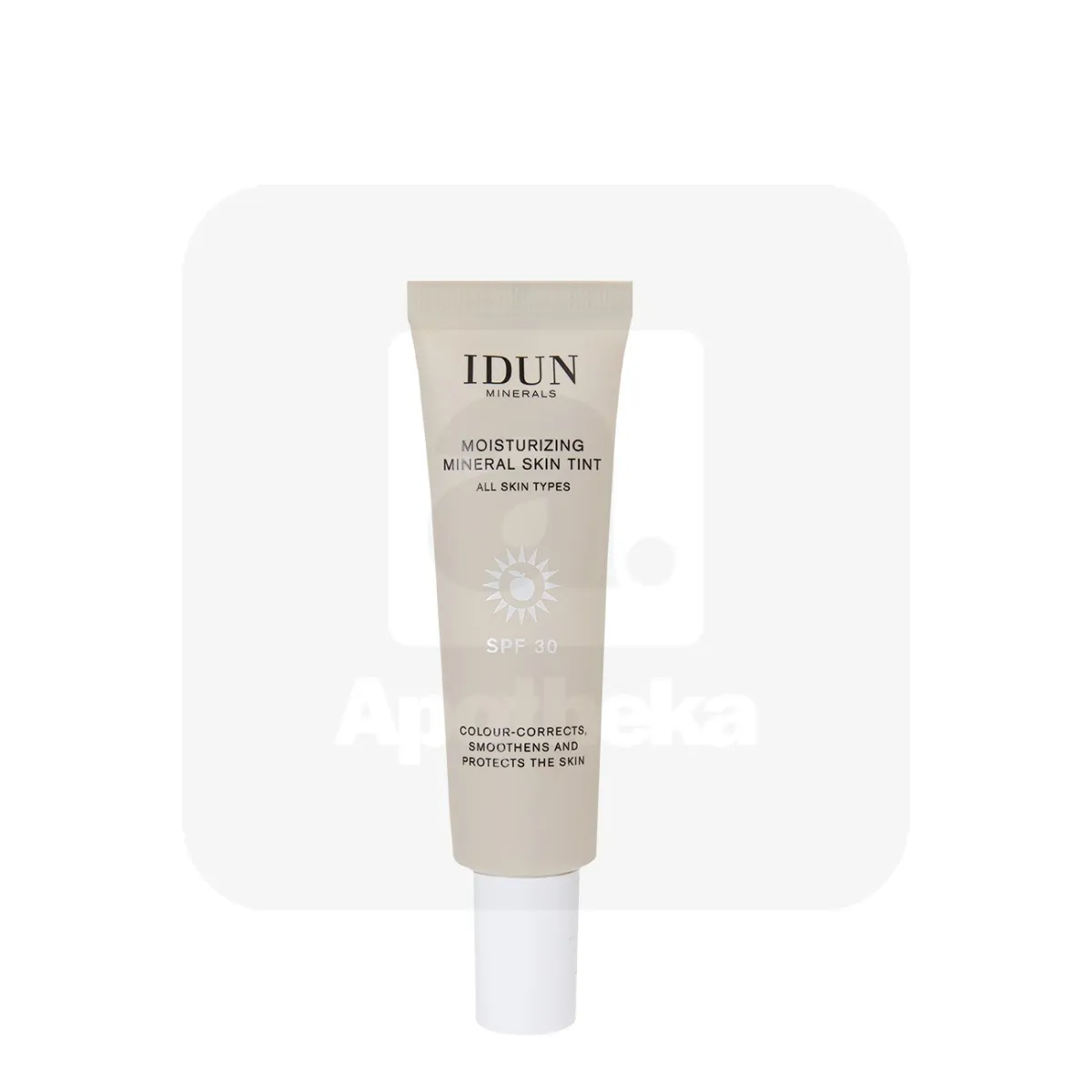 IDUN PÄIKESEKAITSE-EMULSIOON TOONIGA SPF30 HELE 27ML - Tootepilt