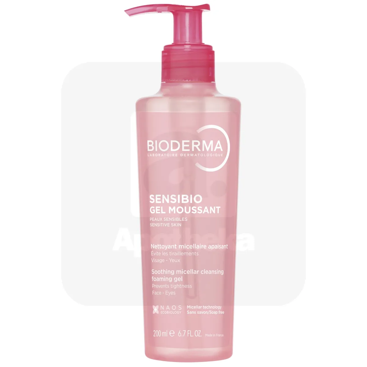 BIODERMA SENSIBIO NÄOPESUGEEL TUNDLIKULE NAHALE 200ML - Tootepilt