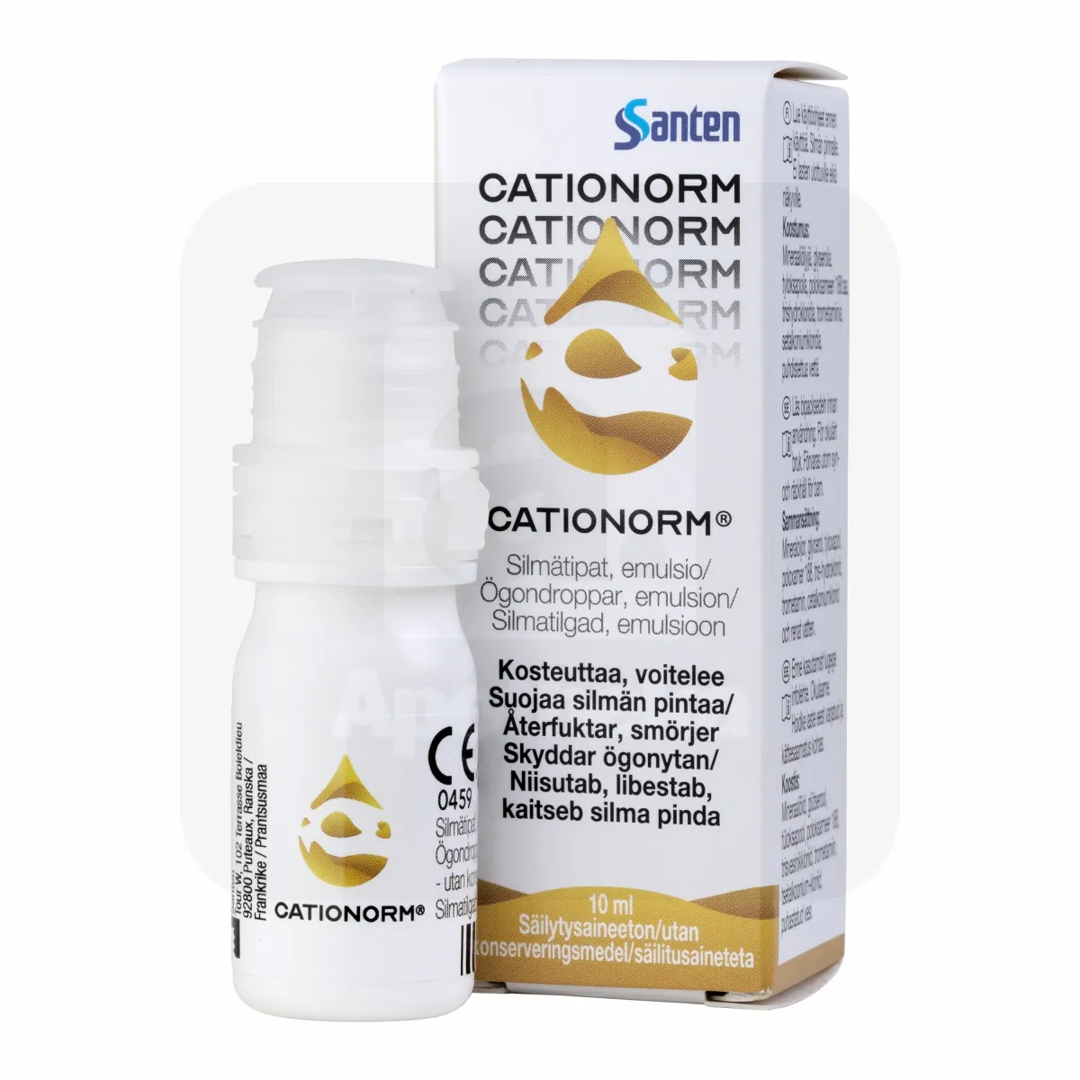 CATIONORM SILMATILGAD 10ML - Tootepilt