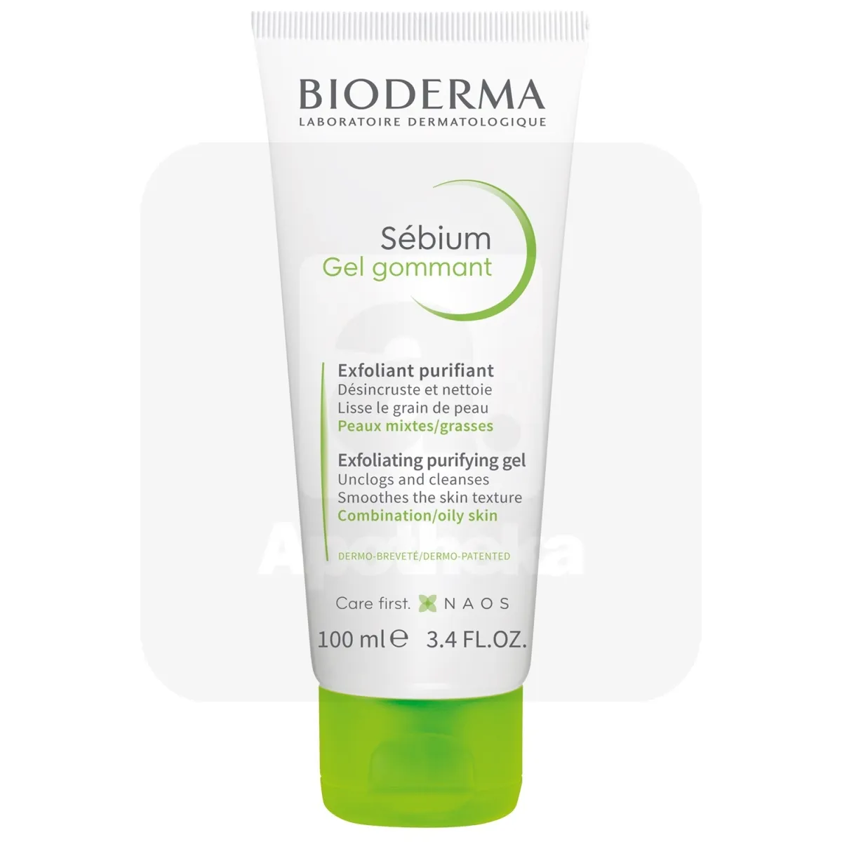 BIODERMA SEBIUM NÄOGEEL KOORIV 100ML - Tootepilt