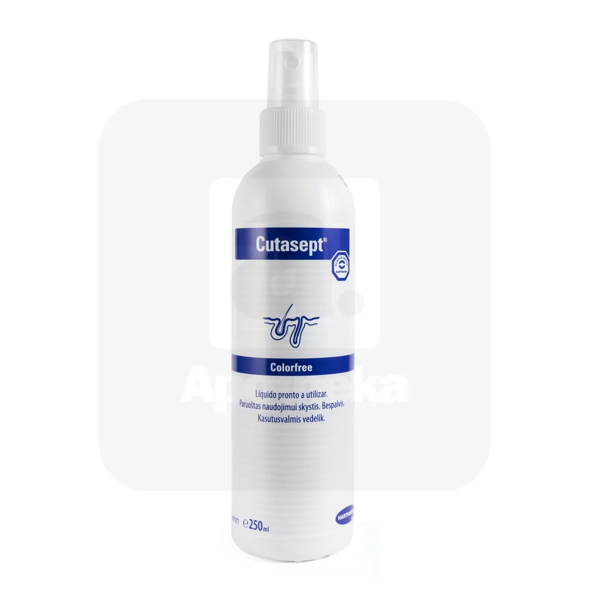 CUTASEPT COLORFREE NAHALE 250ML (NAHA DESINFEKTSIOON) - Tootepilt