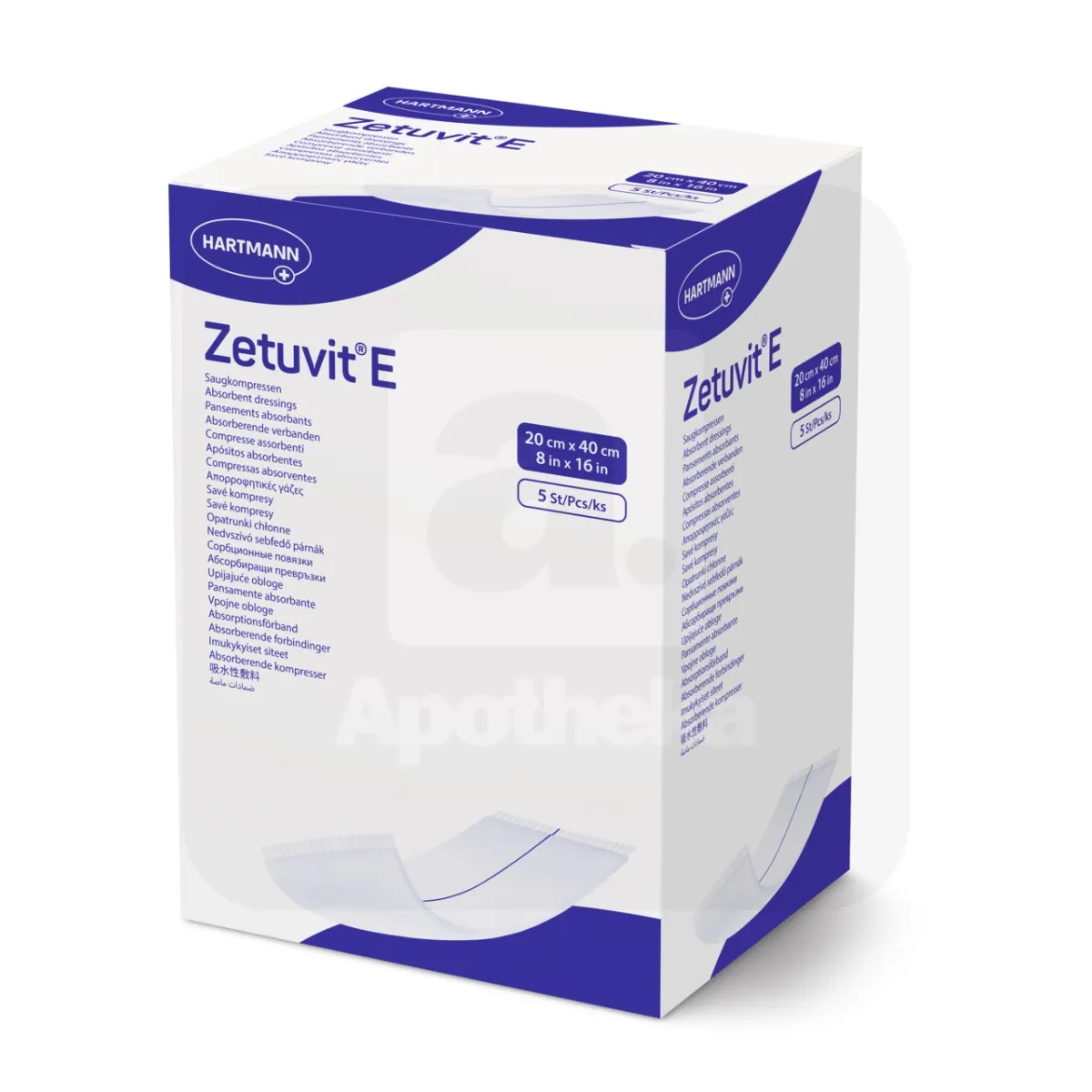 ZETUVIT E STERIILNE 20X40CM N5 - Tootepilt