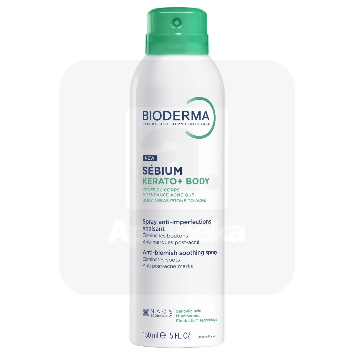 BIODERMA SEBIUM KERATO+ KEHASPREI AKNELISELE NAHALE 150ML - Tootepilt