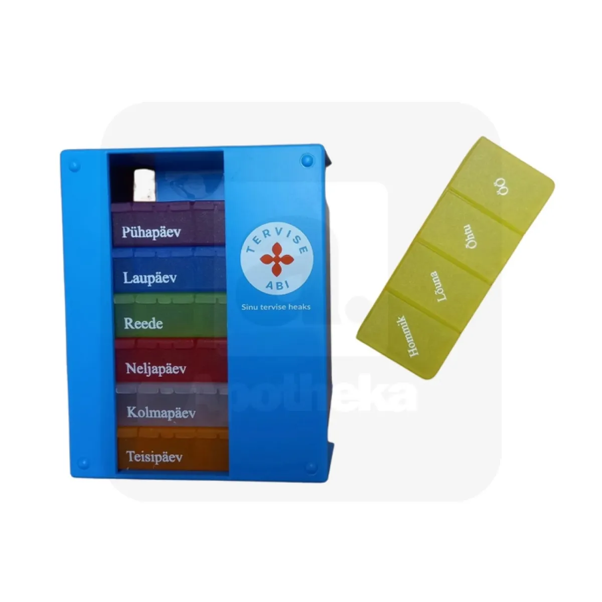 RAVIMIKARP NÄDAL TERVISE ABI 7X4 SININE - Tootepilt