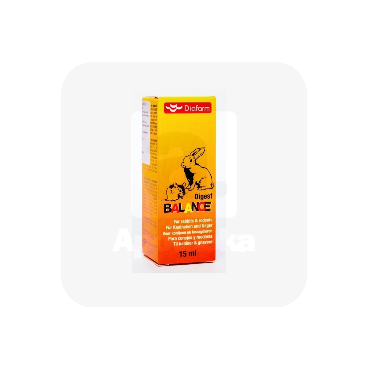 Diafarm Digest Balance näriliste ja küülikute toidulisand 15 ml - Tootepilt