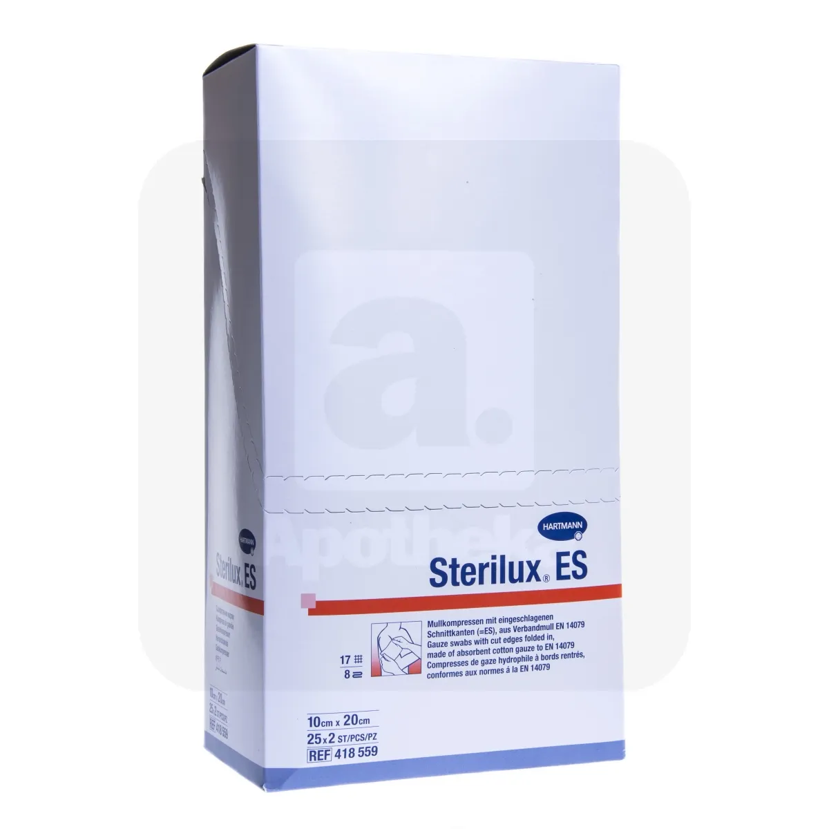 MARLI SALVRÄTIKUD STER. STERILUX 10X20CM N2X25 - Tootepilt