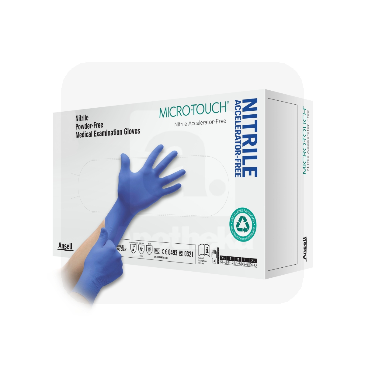 KINDAD MICRO-TOUCH NITRILE PF M N100 ACCEL.FREE PROTS - Tootepilt