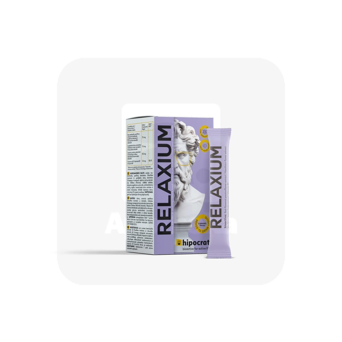 HIPOCRAT RELAXIUM N10 UUS - Tootepilt