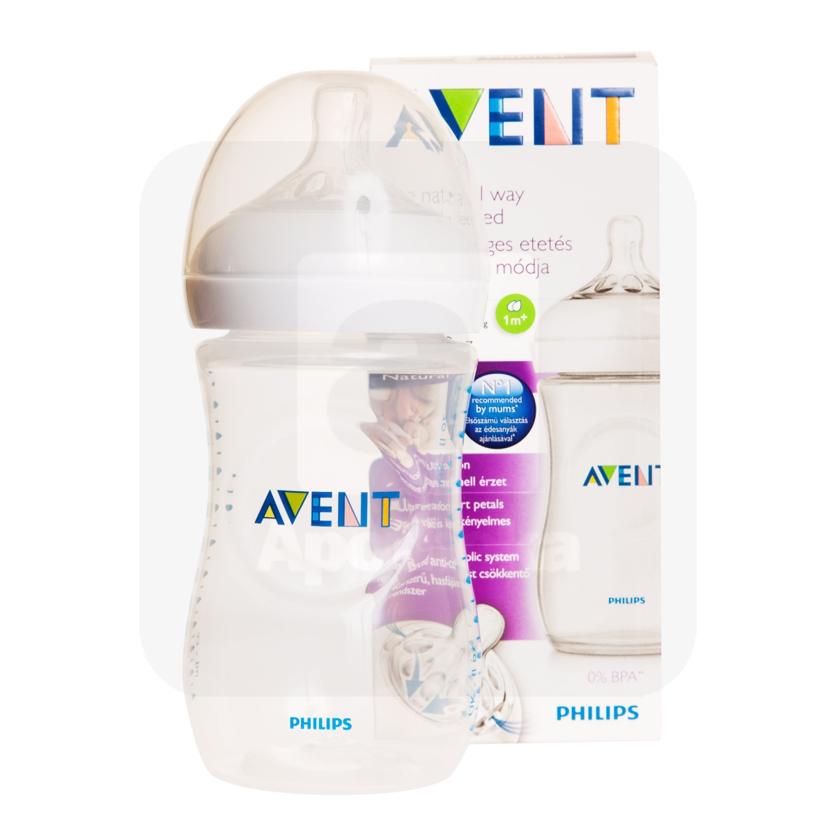 AVENT TOITMISPUDEL NATURAL (SILIK) 260ML - Tootepilt