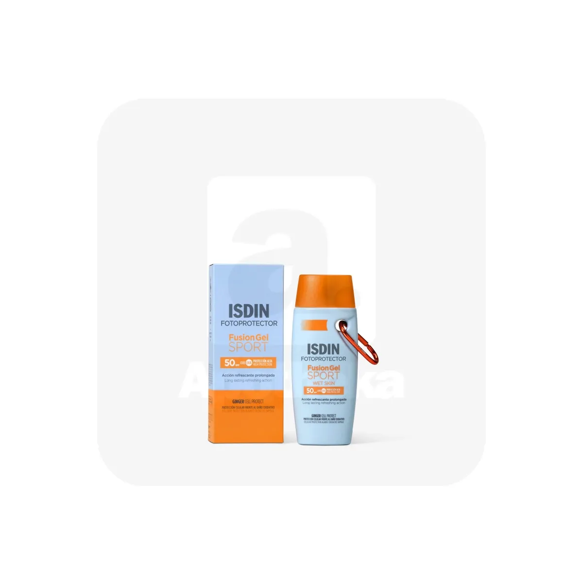 ISDIN SUN PÄIKSEKAITSEGEEL-KREEM SPORT SPF50 100ML - Tootepilt 1