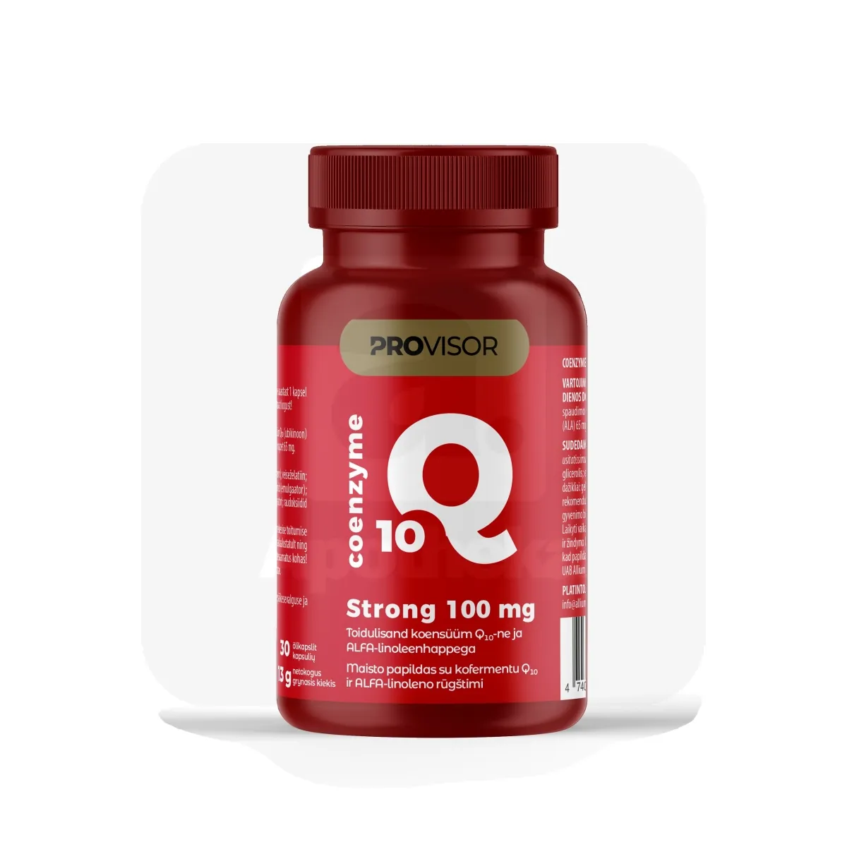 PROVISOR COENZYME STRONG 100 MG N30 - Tootepilt 1