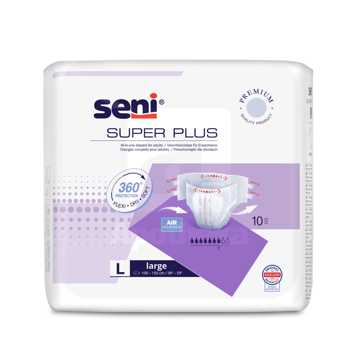SENI SUPER PLUS PÜKSMÄHKMED L 3200ML N10 - Tootepilt