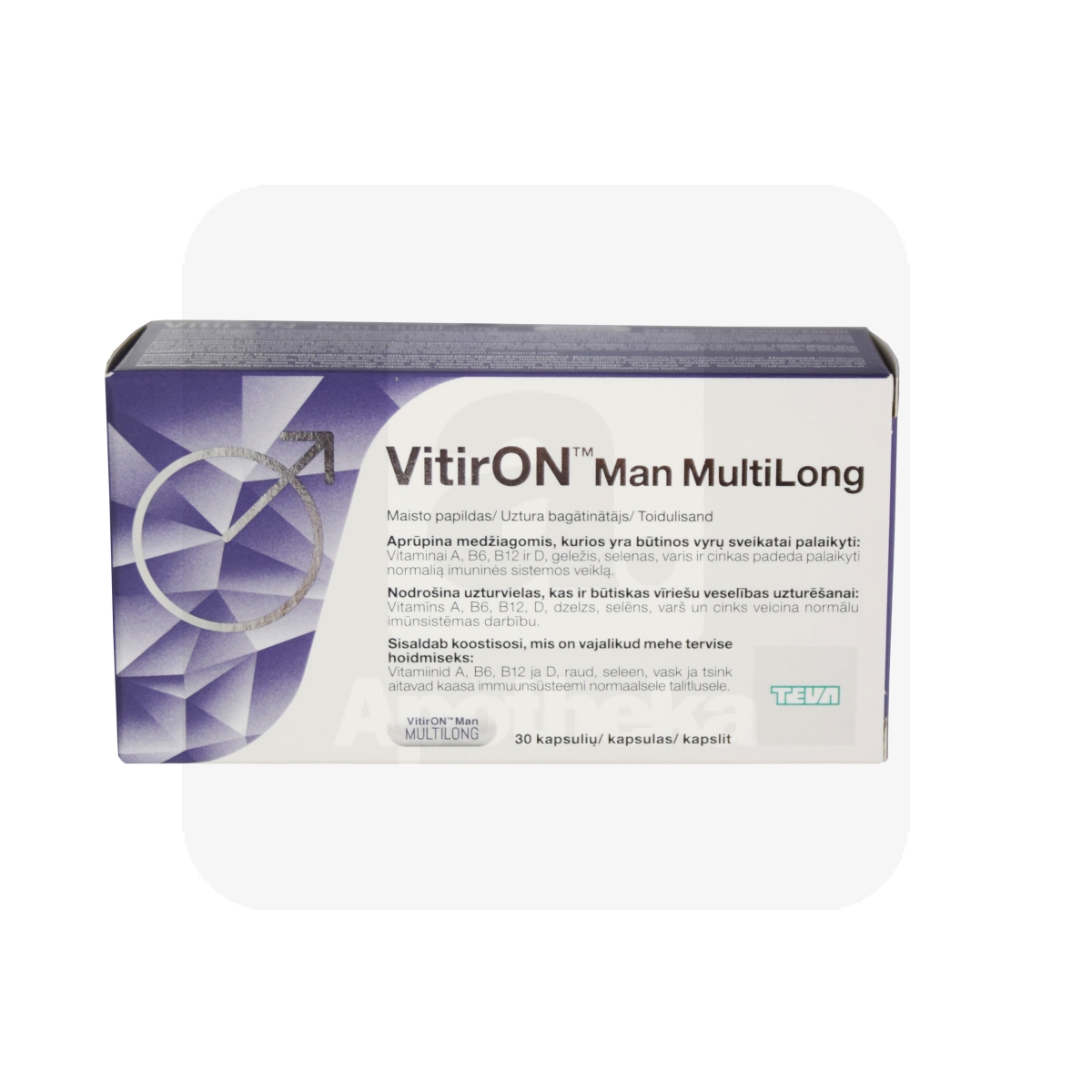 VITIRON MAN MULTILONG KAPSEL N30 - Tootepilt